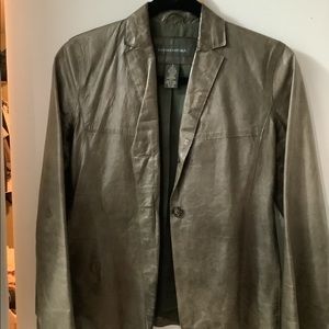 Paper leather jacket from Banana Republic size 0